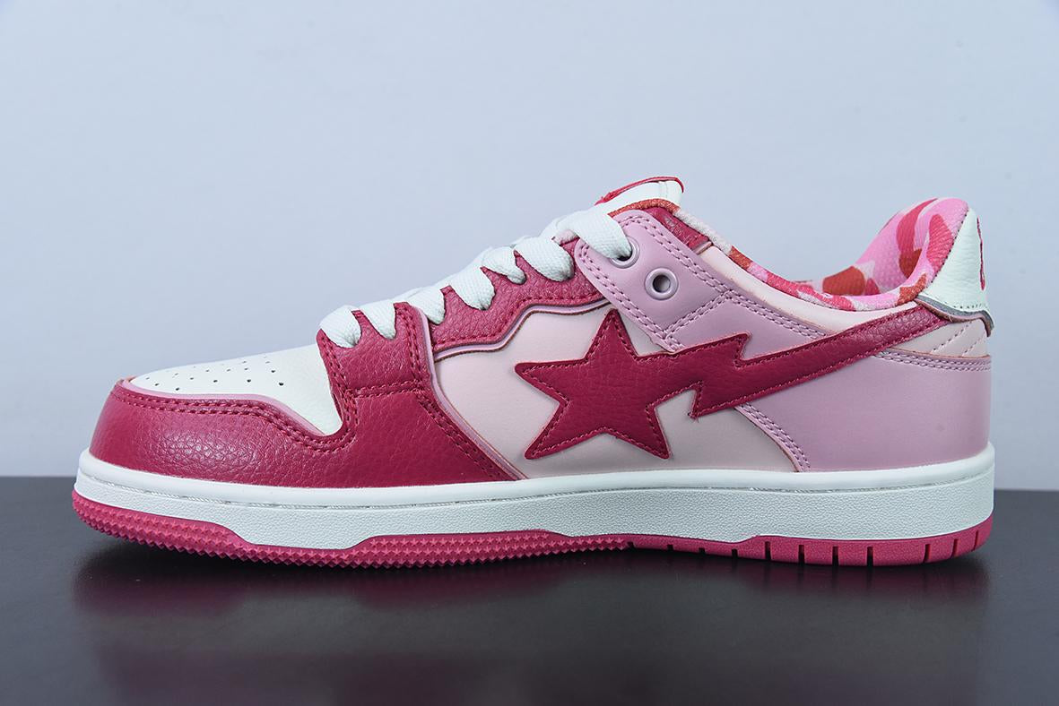 Bape Sta Low SK8 Camo Pink
