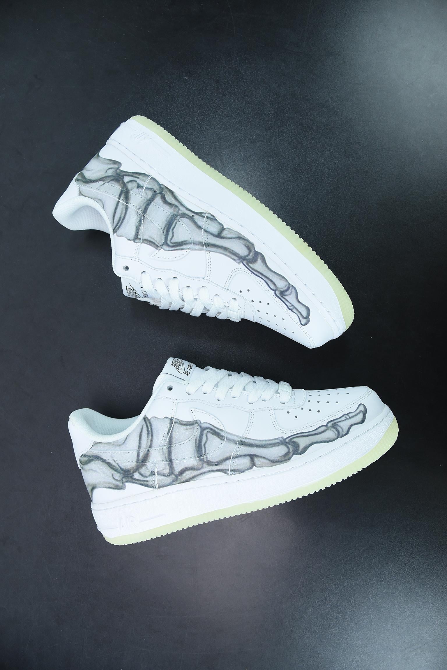 Nike Air Force 1 Skeleton White