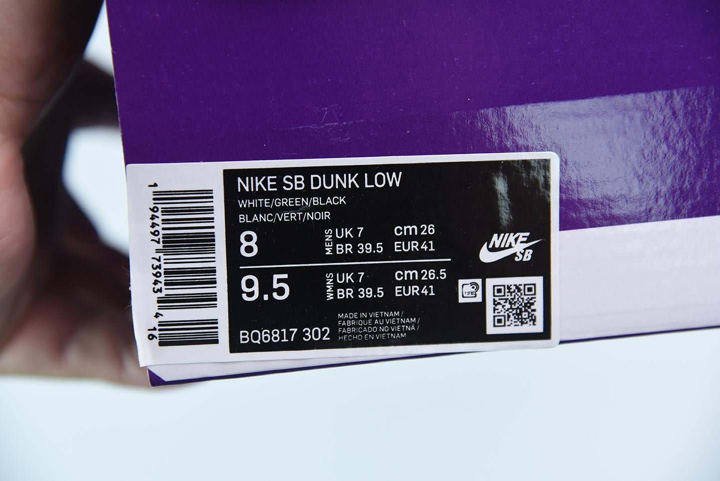 Nike SB Dunk Low Classic Green