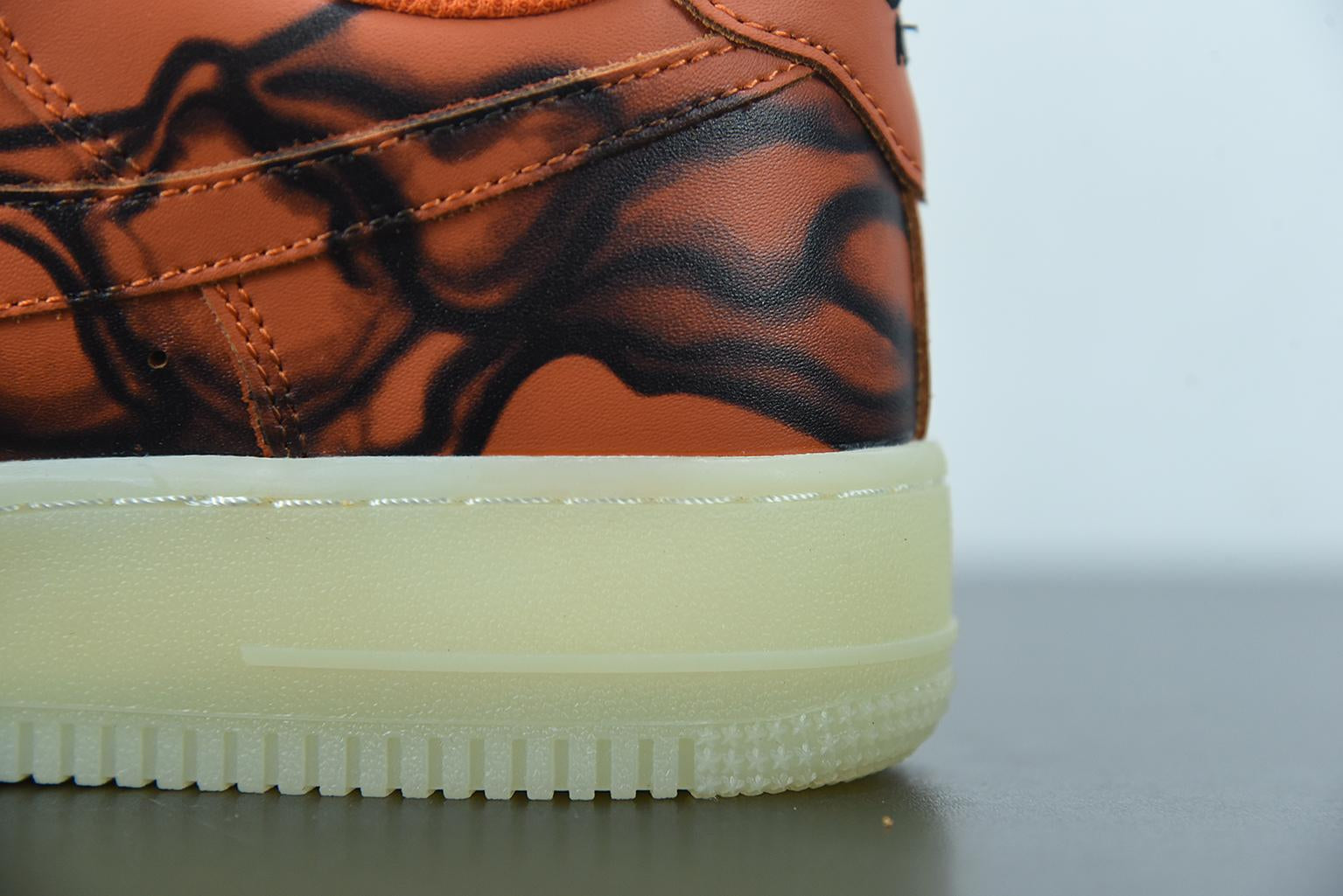Nike Air Force Skeleton Orange