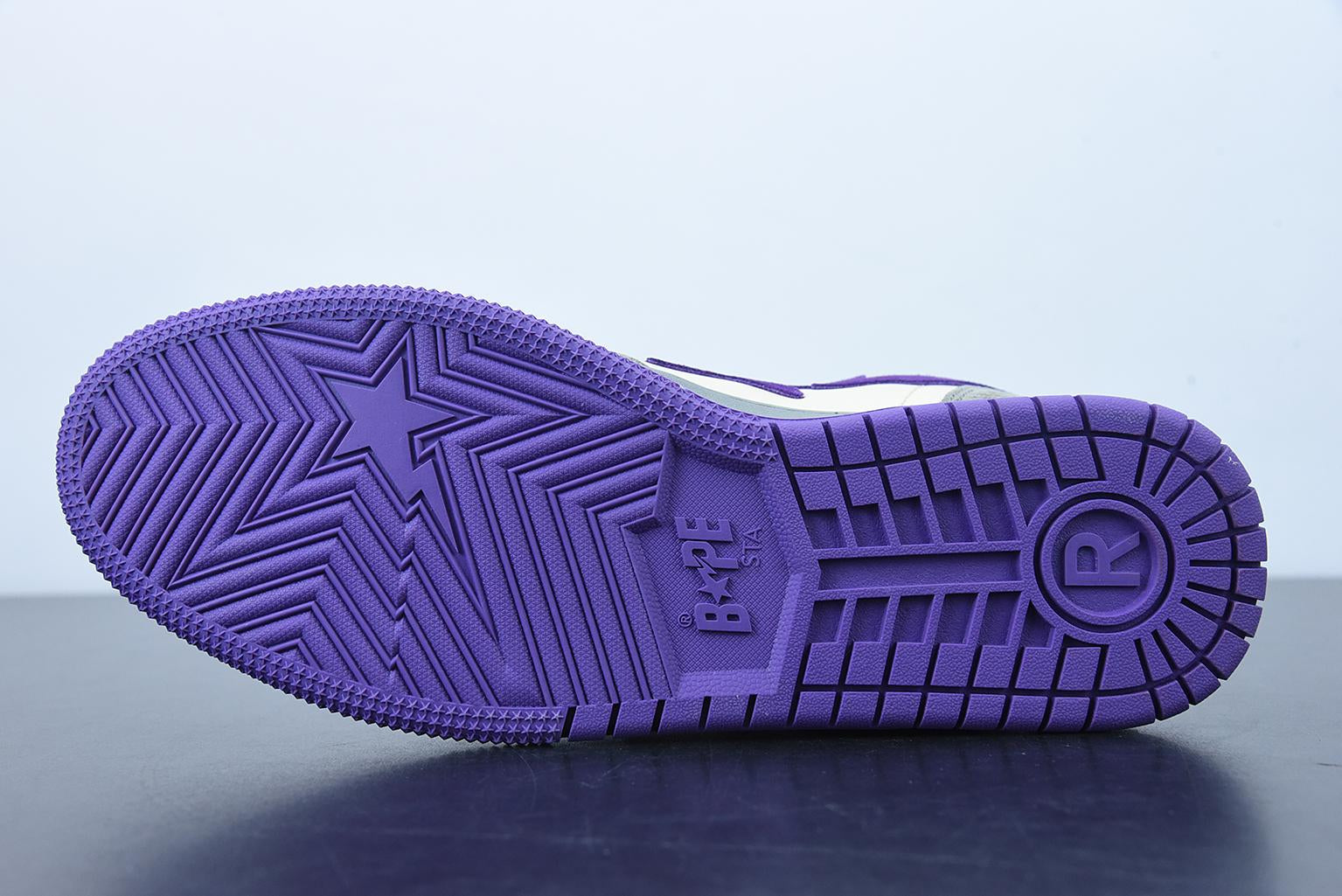 Bape Sta Mist Grey Royal Purple