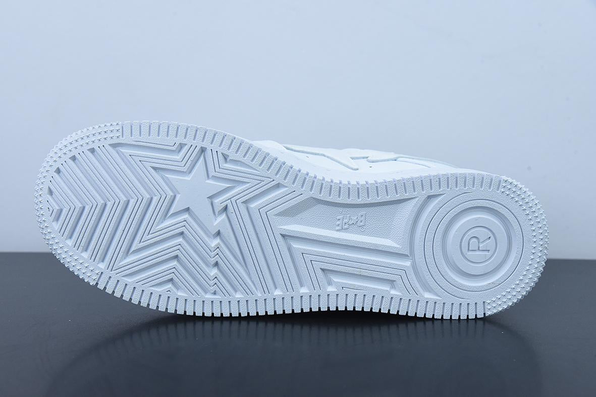 Bape Sta Low White Leather