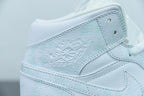 Nike Air Jordan 1 Mid Triple White