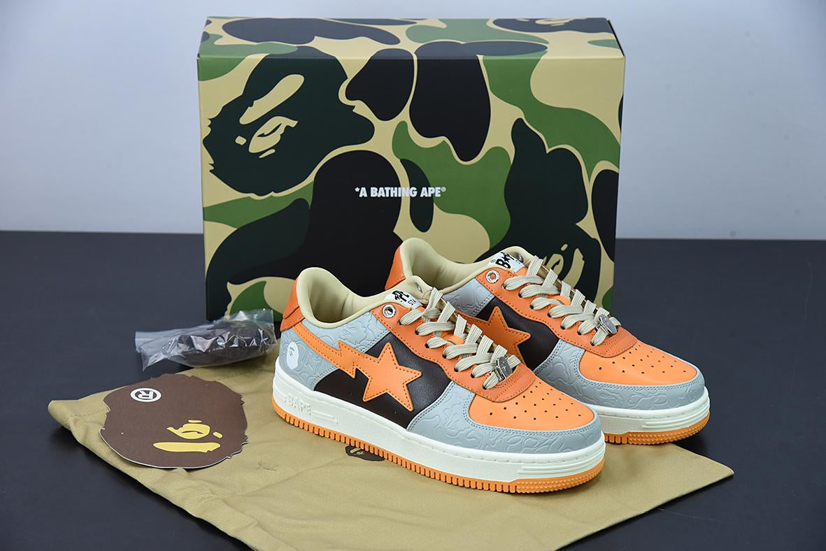 Bape Sta Low Grey Orange Main image