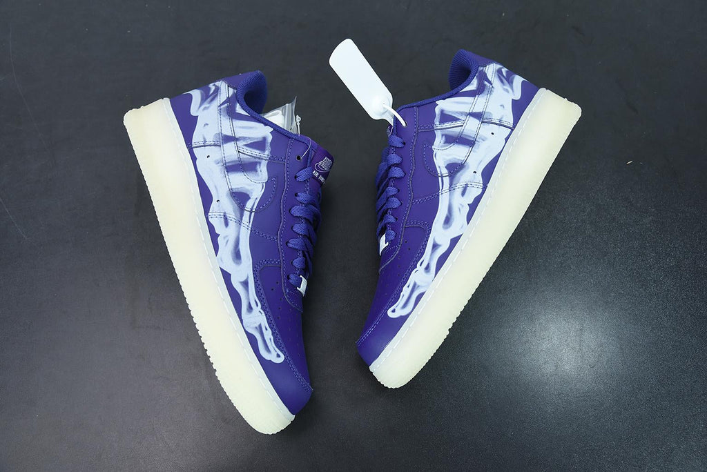 Nike Air Force 1 Skeleton Purple
