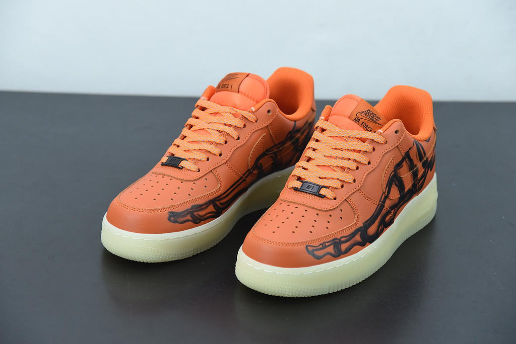 Nike Air Force Skeleton Orange