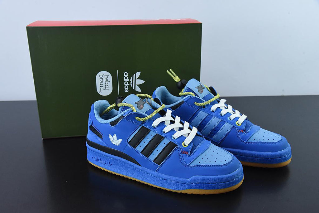 Adidas Forum Low Light Blue x Hebru Brantley