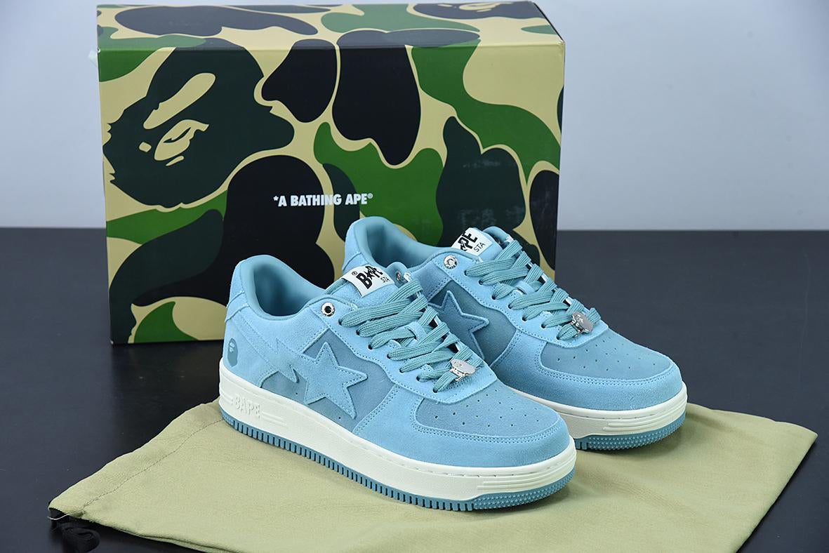Bape Sta Low Suede Blue Main image