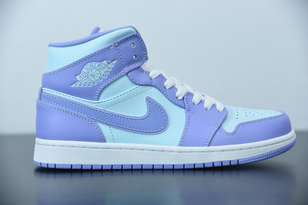 Nike Air Jordan 1 Mid Purple Aqua