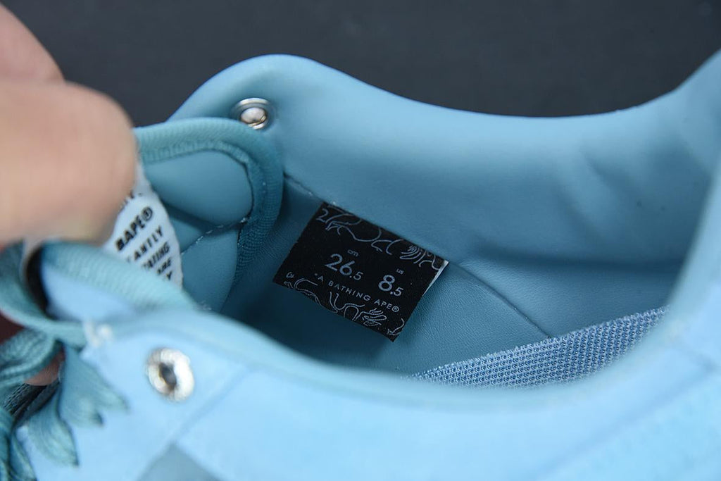 Bape Sta Low Suede Blue