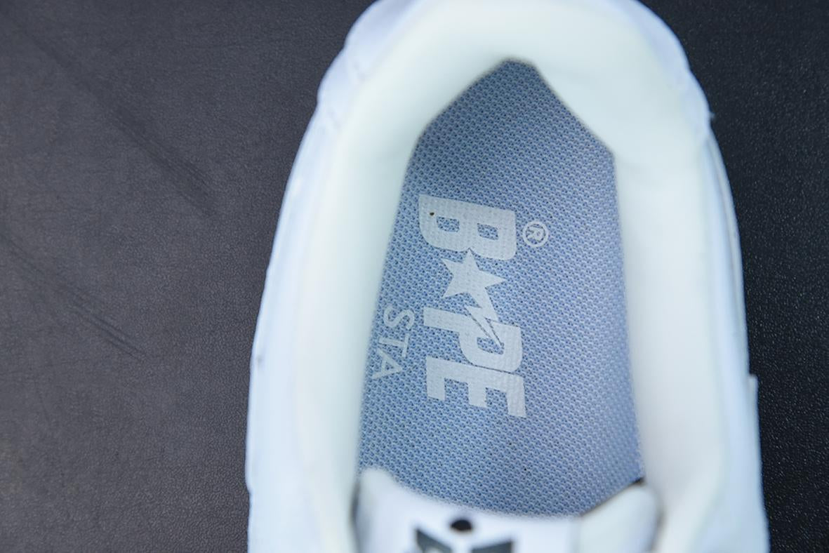 Bape Sta Low White Leather