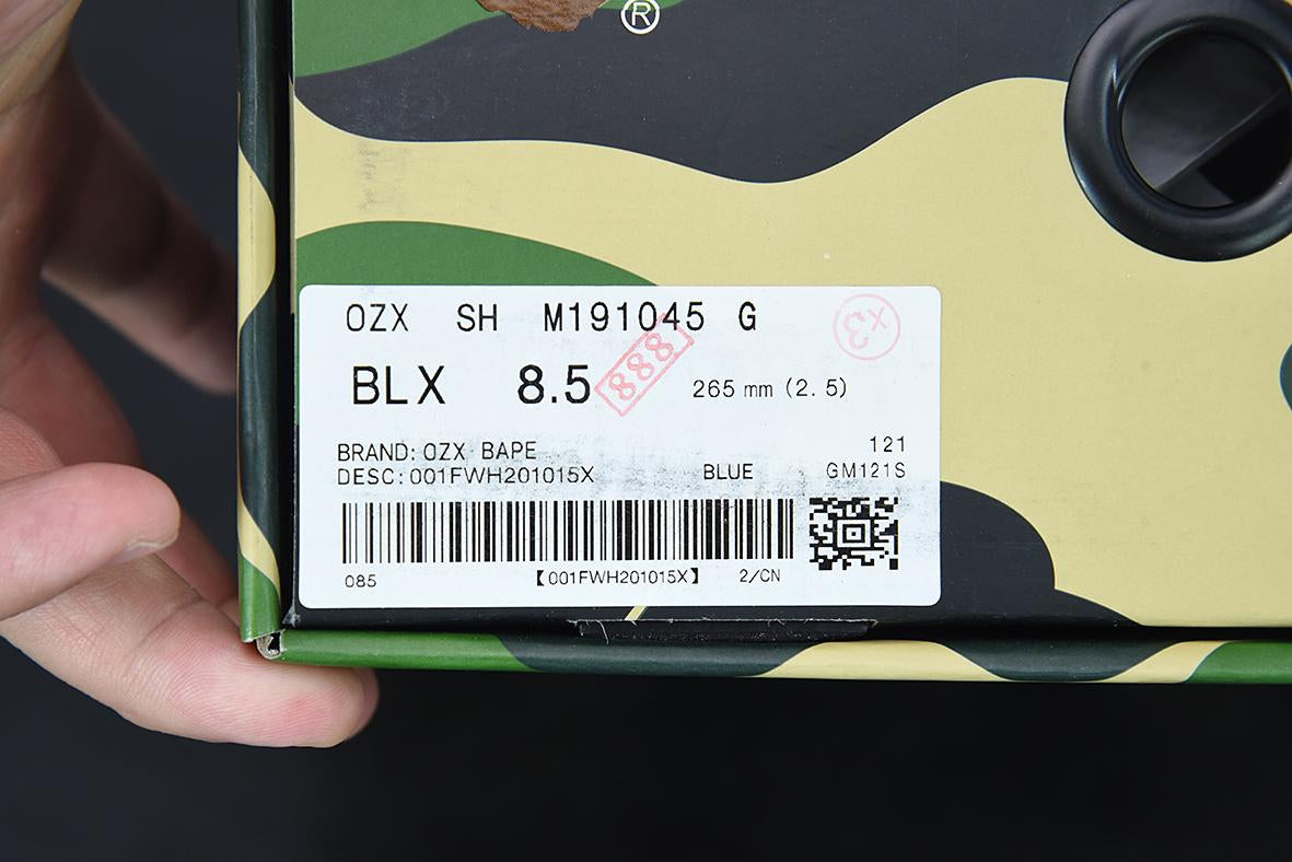 Bape Sta Low Suede Blue