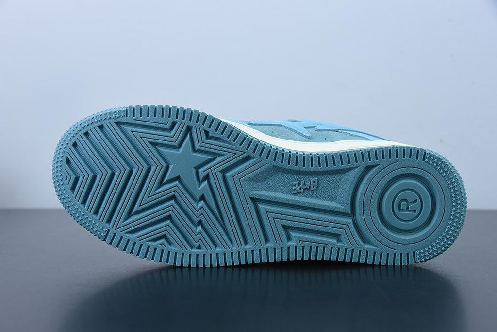 Bape Sta Low Suede Blue
