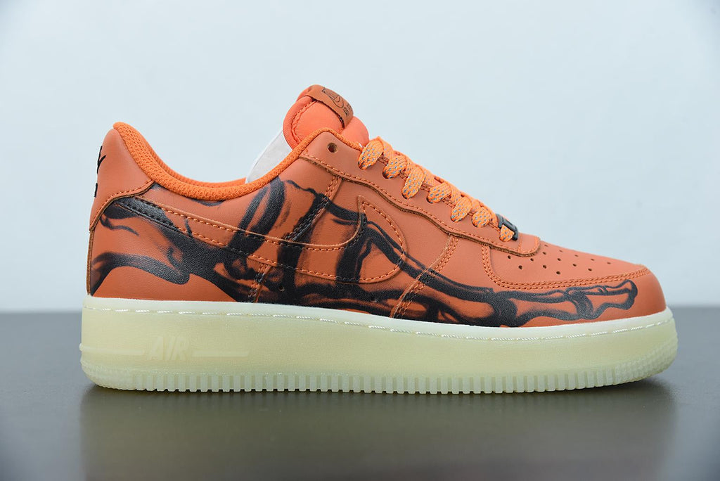 Nike Air Force Skeleton Orange