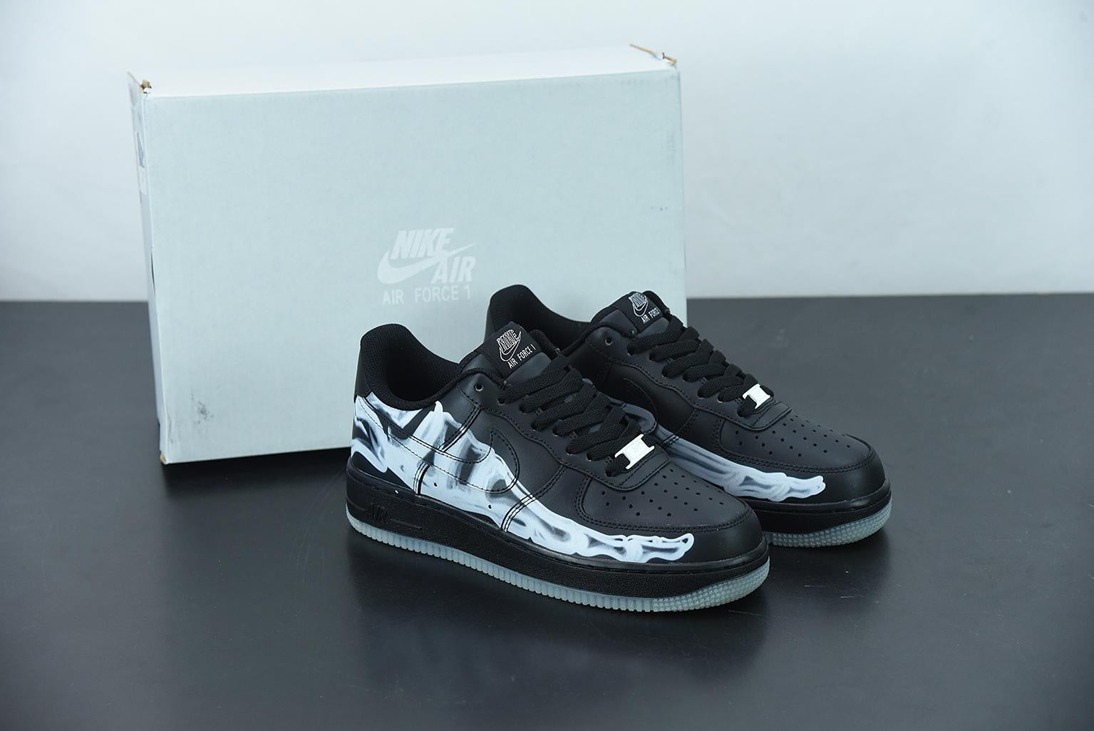 Nike Air Force 1 Skeleton Black Main image