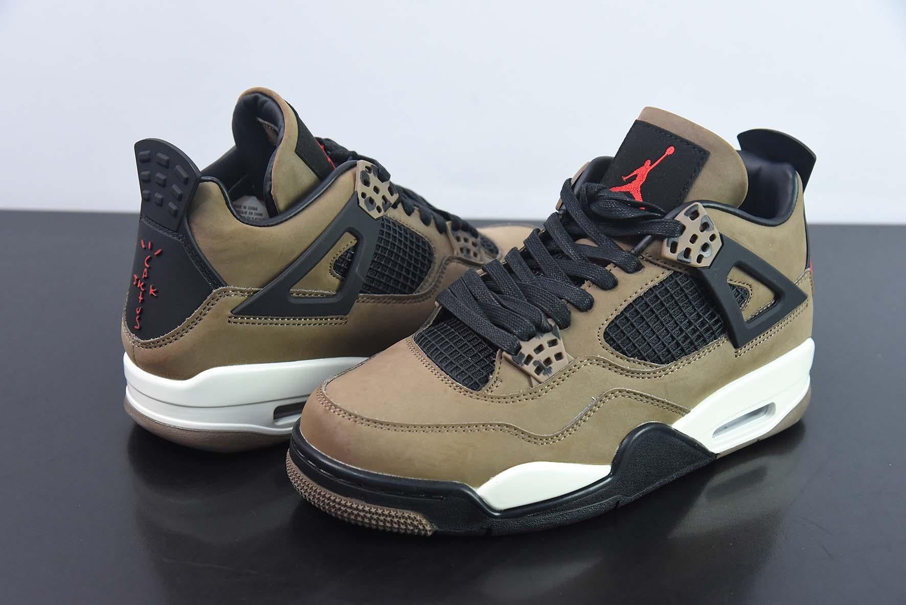 Nike Air Jordan 4 Retro Travis Scott Olive Secondary image