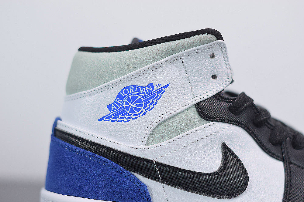 Nike Air Jordan 1 Mid Royal Black