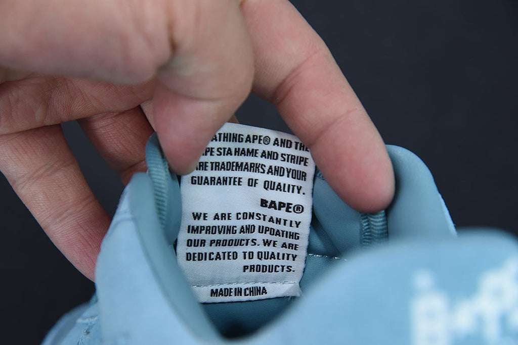 Bape Sta Low Suede Blue