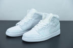 Nike Air Jordan 1 Mid Triple White