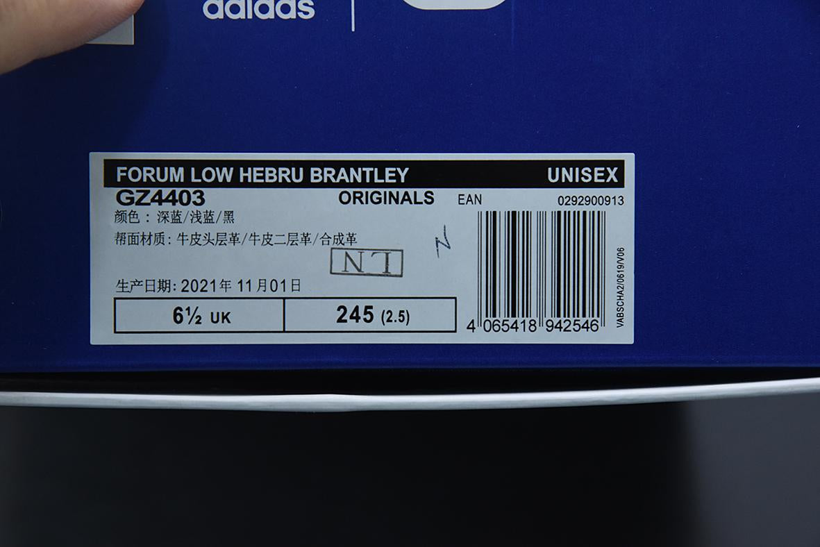 Adidas Forum Low Light Blue x Hebru Brantley