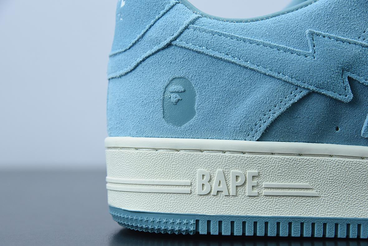Bape Sta Low Suede Blue