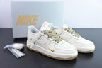 Nike Air Force 1 Low White Brown Gold