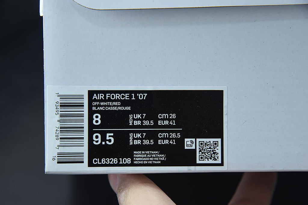 Nike Air Force 1  Low red/white