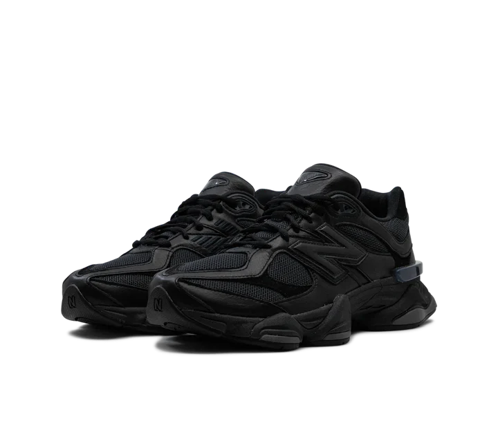 New Balance 9060 Triple Black Leather